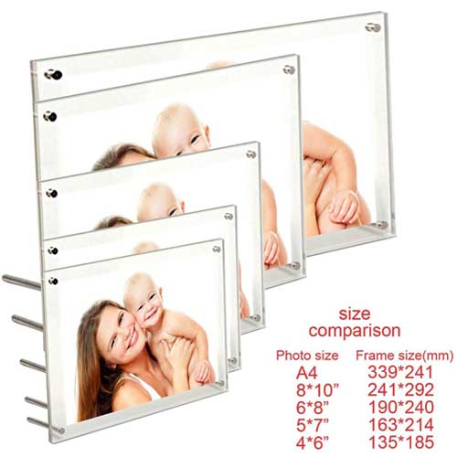 A5 screw photo frames